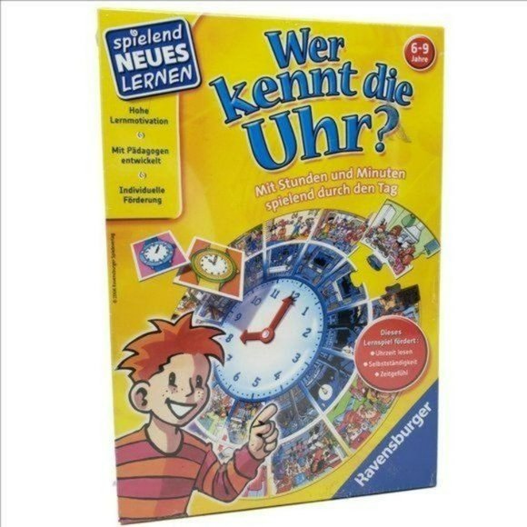 RAVENSBURGER Wer kennt die Uhr? GERMANY spielend NEUES LER - Picture 1 of 9